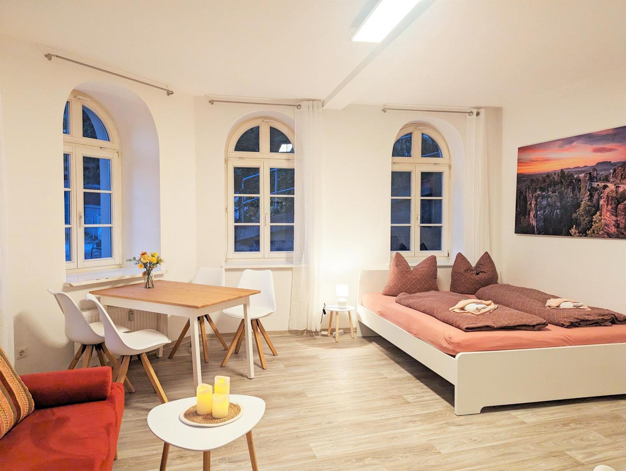 F1 - Urlaubsmagie - Helle Wohnung Mit Sauna & Pool & Whirlpool Sebnitz Dış mekan fotoğraf