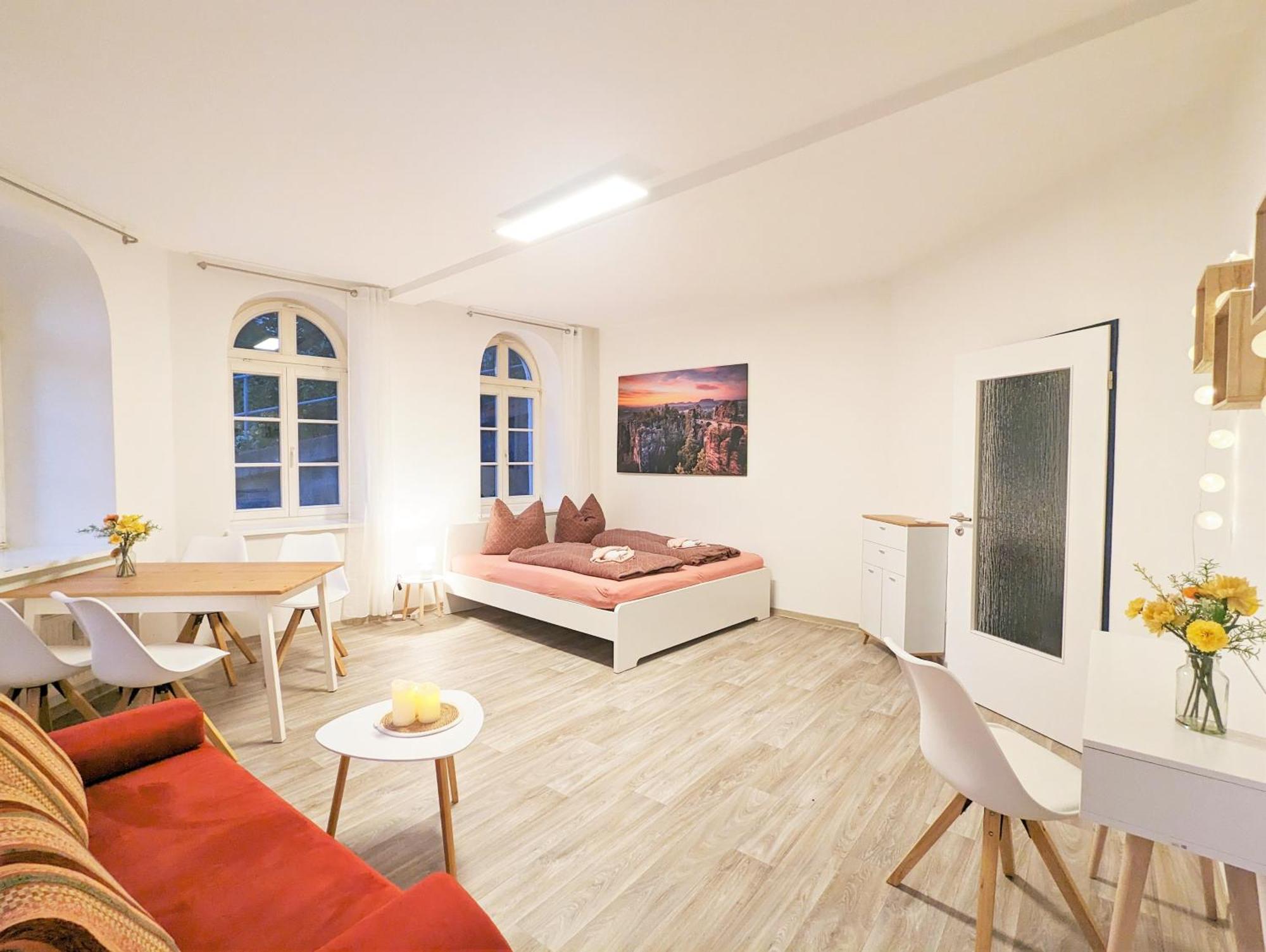 F1 - Urlaubsmagie - Helle Wohnung Mit Sauna & Pool & Whirlpool Sebnitz Dış mekan fotoğraf