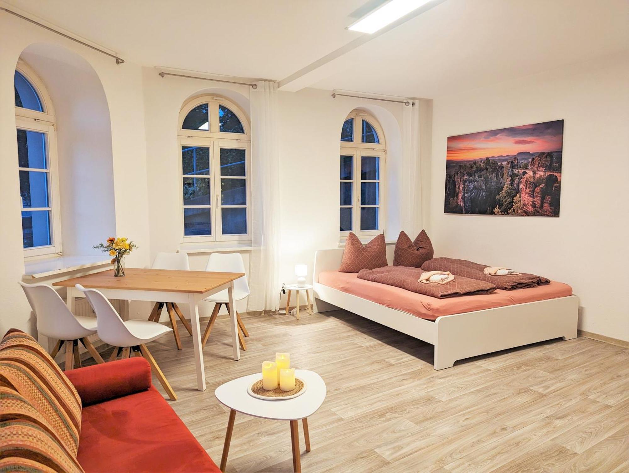 F1 - Urlaubsmagie - Helle Wohnung Mit Sauna & Pool & Whirlpool Sebnitz Dış mekan fotoğraf